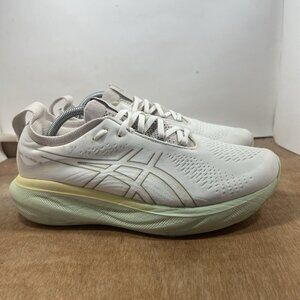 Asics Gel-Nimbus 25 Women's Size 11 Running Shoes White Green